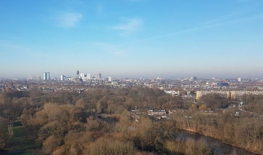 uitzicht westen provinciehuis Utrecht